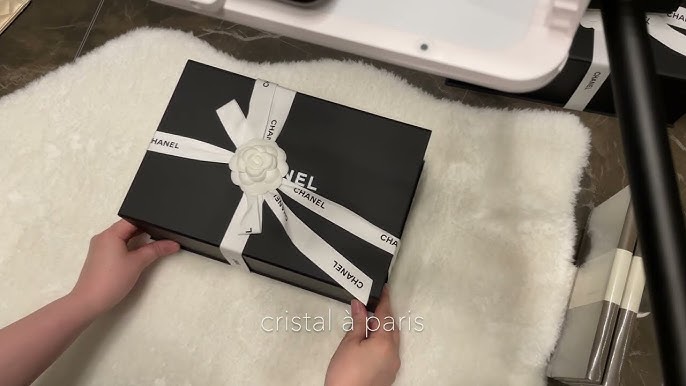 UNBOXING NEW CHANEL FLAP BAG WITH CAMELIA FLOWER CHAIN: how to wear & what  fits inside? 