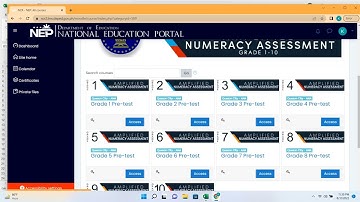 Steps to Access AMPLIFIED NUMERACY ASSESSMENT-ANA