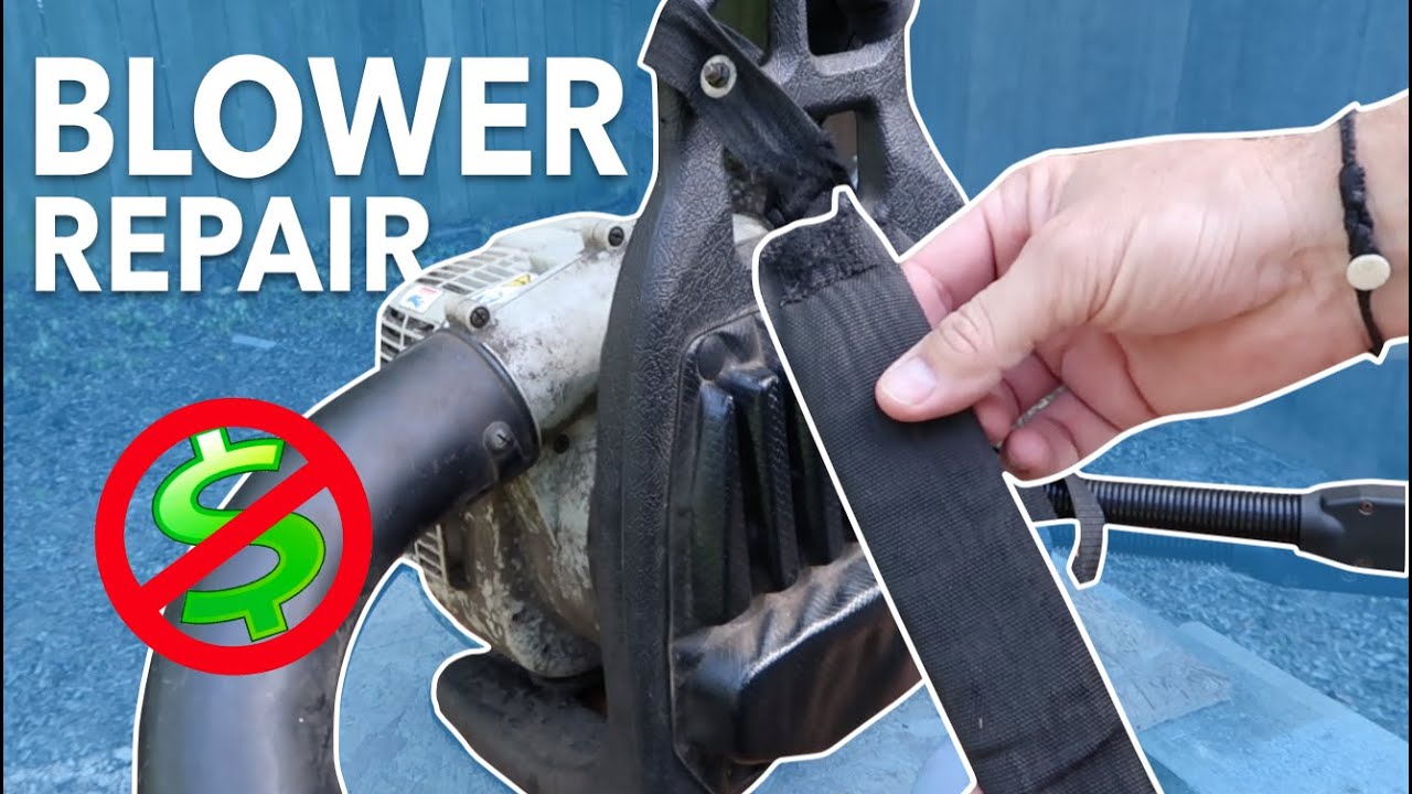 How to Replace Backpack Blower Straps For - FREE 