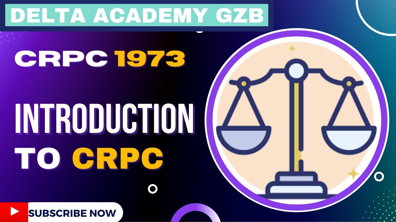 Introduction to CrPC, 1973