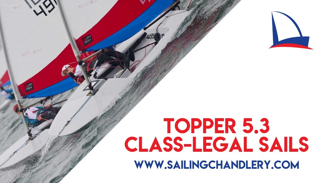 ⁣Topper 5.3 Class-Legal Sails | Sailing Chandlery
