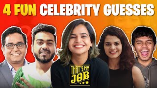 4 FUN Celebrity Guesses | That's My Job Compilation