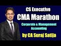 Corporate Management Accounting Marathon for December 2020 Exam