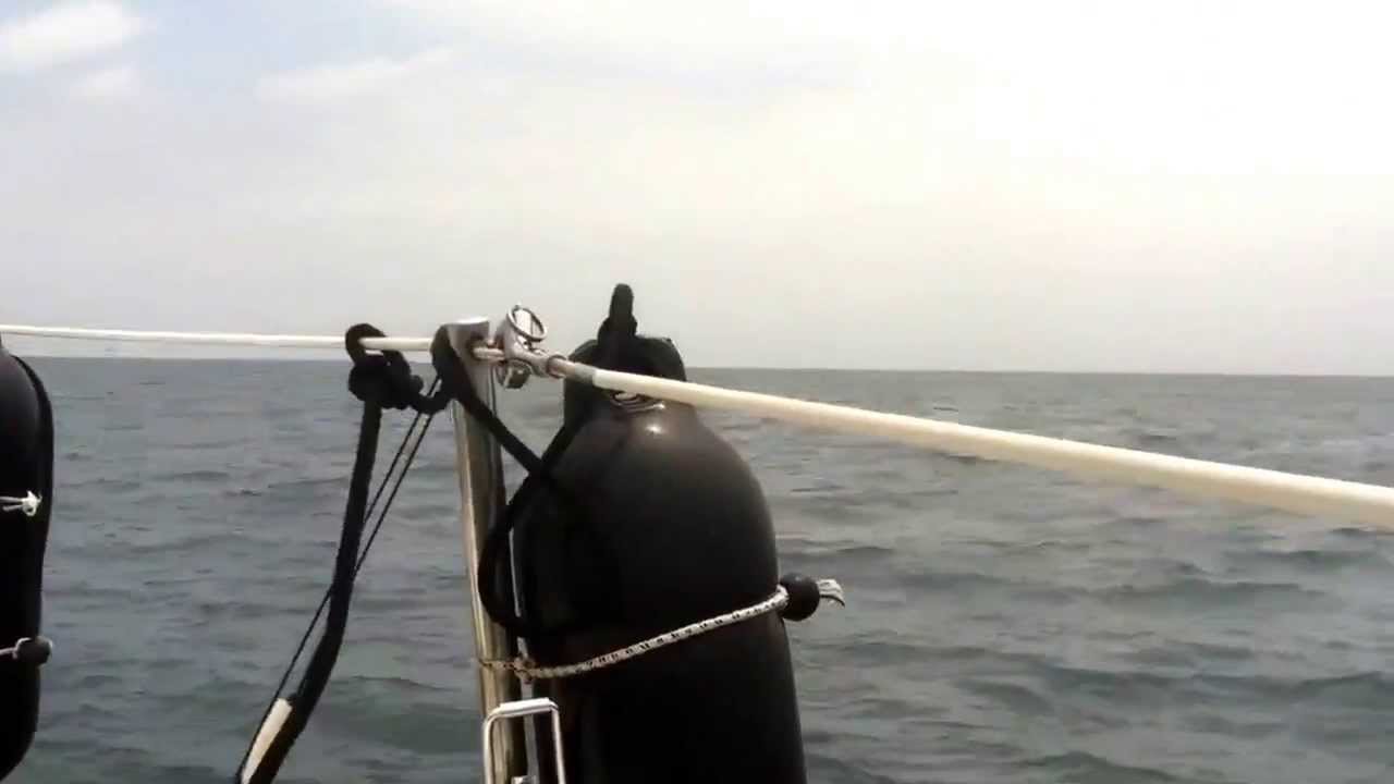 Sailing on Robby's Morgan 27 ft Boat - 130623