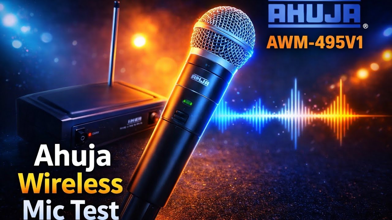 Ahuja AWM-495V1 Live Sound Check | लाइव साउंड चेक