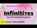 Infinitives  what is an infinitive  essential english grammar series  all american english
