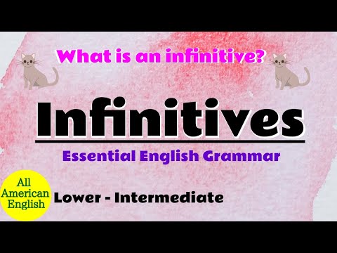 Video: Vad är En Infinitiv