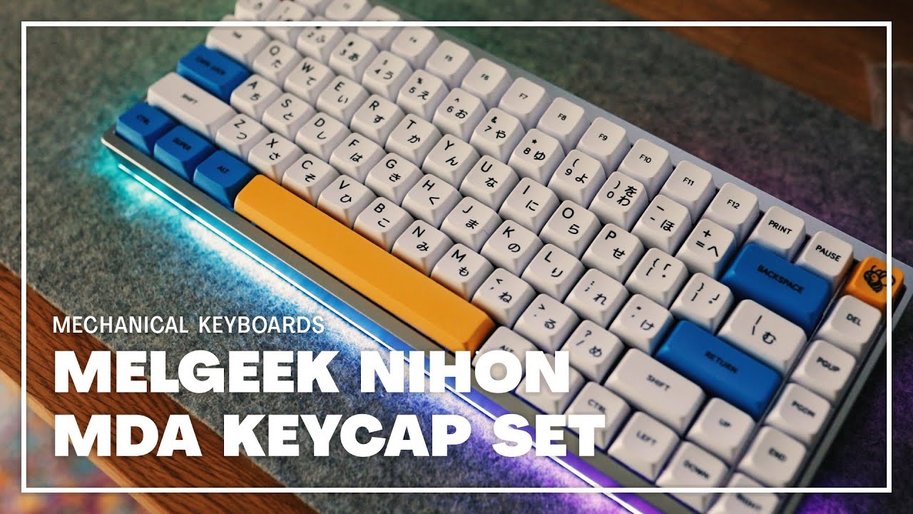 MelGeek MDA Vision PBT Keyboard Keycap Set