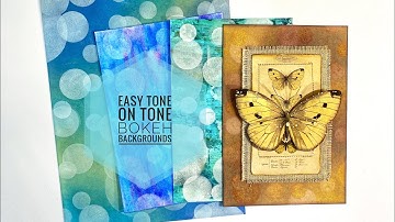 Easy Bokeh Tone On Tone Backgrounds (Including Vintage) & How To Use Them