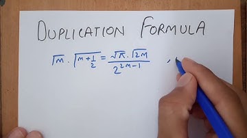Duplication Formula|Beta and Gamma Function|BSc