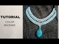 Tutorial collar con piedra en macrame