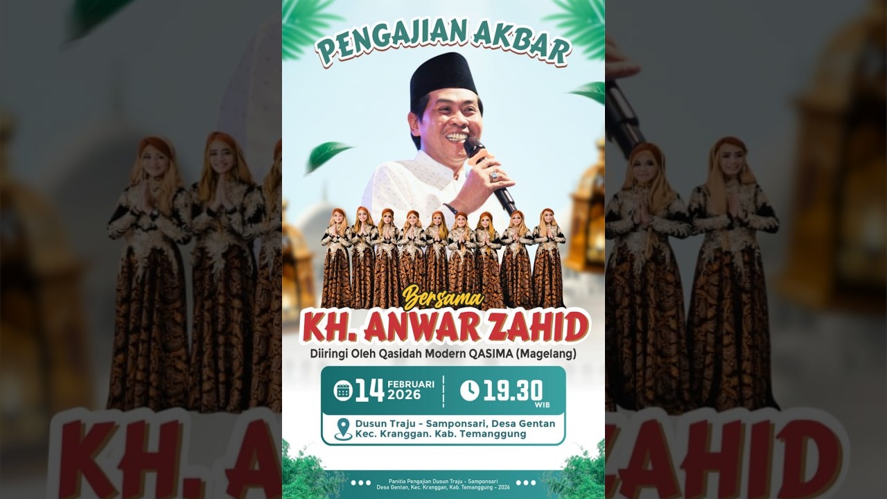 🔴LIVE KH. ANWAR ZAHID | MENYAMBUT BULAN SUCI RAMADHAN | SAMPONSARI GENTAN KRANGGAN TEMANGGUNG