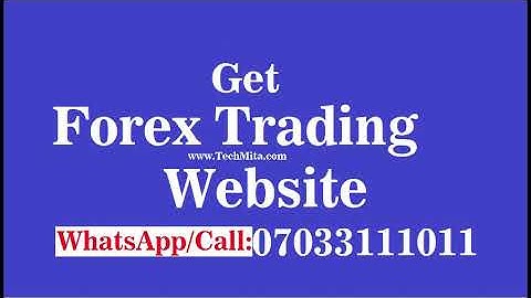 Forex Trading Website: How to Own a Forex/Stocks Trading Website - Want A Forex Trading Website?