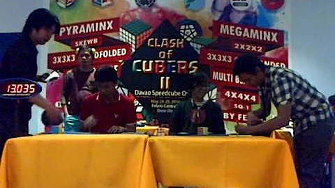 Renz Alexander Lumban vs. Joanne Micaela Ancheta - Clash Of Cubers II (2016)