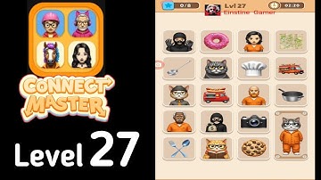 Connect Master Match Puzzle level 27 Guide Walkthrough Solution