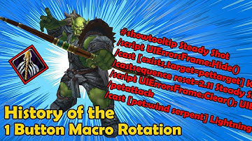 History of The 1 Button Macro Hunter Rotation In TBC