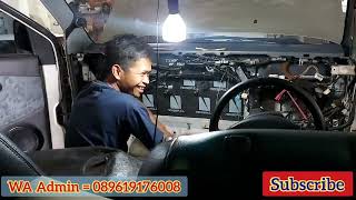 Memasang PEREDAM suara dan panas  MESIN mobil. making the sound and heat muted in the car engine.