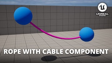 How to Make a Rope in Unreal Engine 5 - Cable Component