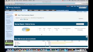 Demonstration of Survey Analytics Software screenshot 2