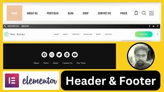 Elementor Header &amp; Footer Builder | Wordpress Header Design with Elementor | Header &amp; Footer Builder