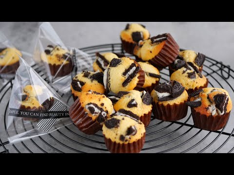 【バター薫るプレーンマフィン♡バレンタインにも】オレオもとっても良く合います♪| Rich and Buttery Oreo Muffinsのサムネイル