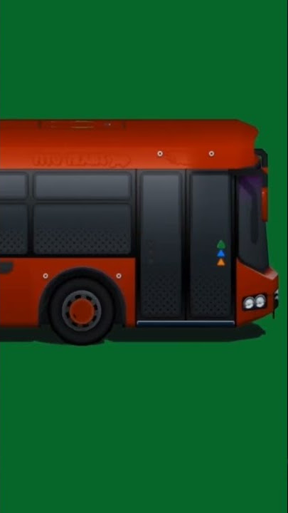 bus green screen video | bus green screen no copyright | #shorts