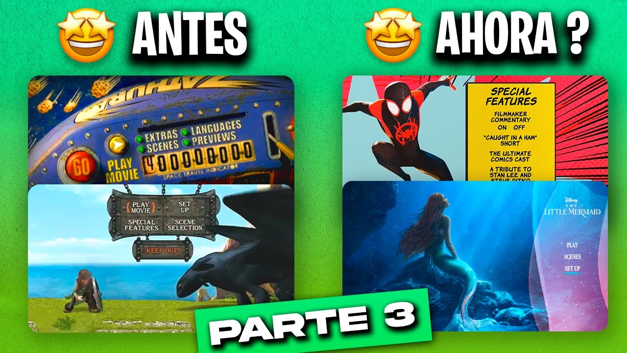 La DECADENCIA de los MENÚS DE DVDs??🤨 PARTE 3