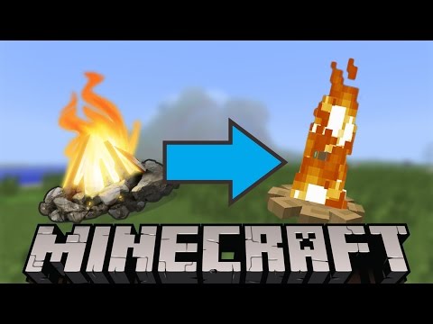 Minecraft: Kako Napraviti Logorsku Vatru!