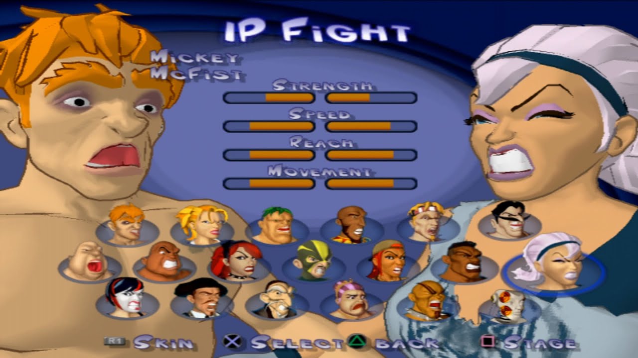 Black & Bruised All Characters [PS2]