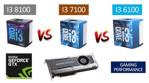 i3 8100 vs i3 7100 vs i3 6100 - GTX 1070 TI - Benchmarks Comparison
