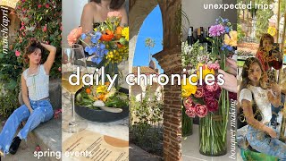 Daily chronicles🌼spring lunch, busy days, concerts, cutting my bangs