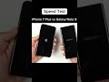 Battle Of Smartphones comparison iphone vs Samsung speed test #iphone #samsung #viral #ytshorts 