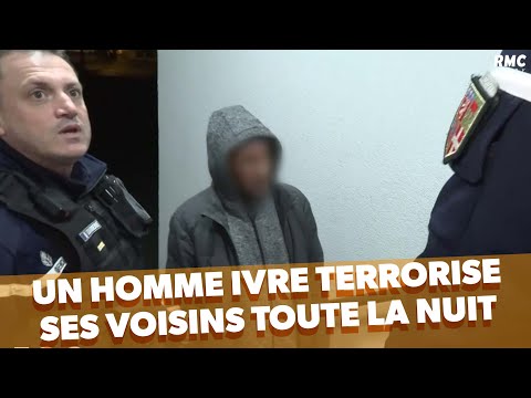 Un homme complètement ivre terrorise ses voisins ! La police intervient dans l'immeuble !