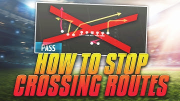 Madden 19 Defensive Tips For Beginners - HOW TO STOP CROSSING ROUTES (VERY EASY)