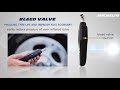 Michelin Programmable Digital Tyre Pressure Gauge with Bleed Valve - 12295