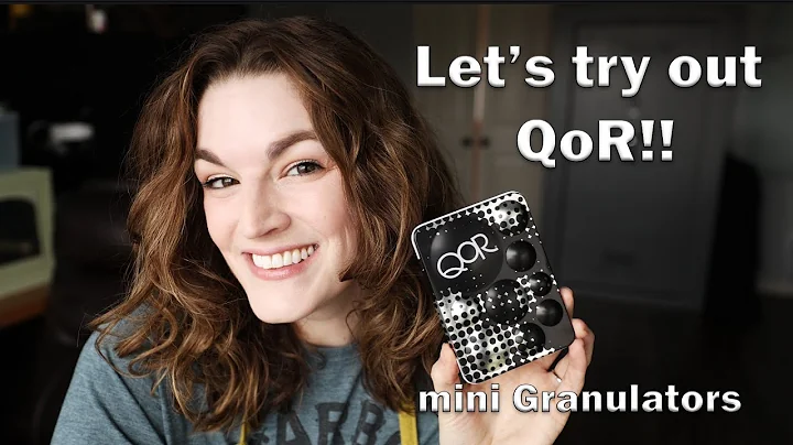 QoR Artist Watercolors mini Granulators - Let's try out some Qor WATERCOLORS!!