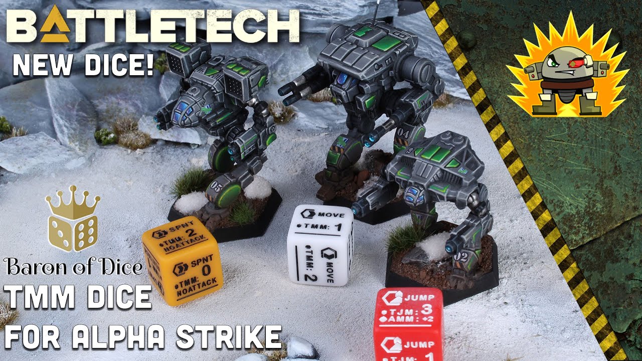 Battletech: TMM Dice for Alpha Strike - First Look - (Baron of Dice ...