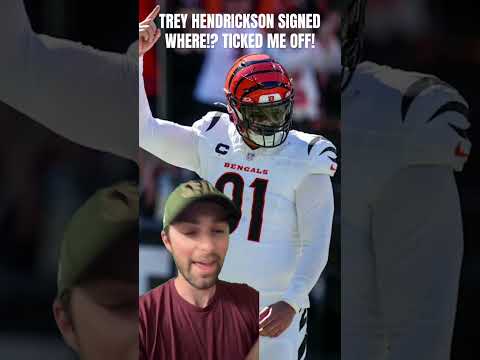 TREY HENDRICKSON SIGNED WHERE!? BIG NFL ROSTER MOVE! #nfl #ravens #bengals #treyhendrickson #sports