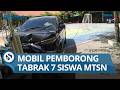 Kronologi Mobil Tabrak 7 Siswa MTsN Bojonegoro Latihan Pramuka, Berhenti usai Seruduk Tiang Bendera