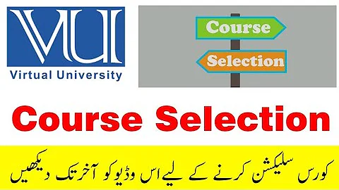 How To Do Course Selection in Vu | B.ed | How to Choose Specialization @ACADEMIA.EDUCATION
