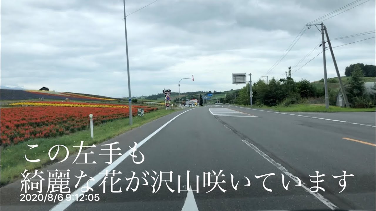 【北海道の景色！Landscape of Hokkaido】　旭川から富良野へドライブ　国道237号線を通ります　時間が無い人のため早送り仕様です。画像酔いをされる方は視聴遠慮下さい。すいません。