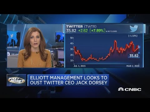 Twitter shares spike as Elliot's Paul Singer tries to oust Dorsey