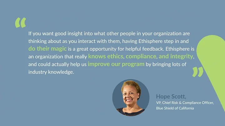 Ethisphere Ethics & Compliance Program Assessments