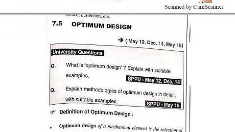Optimum Design 2