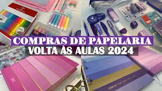 Volta Às Aulas 2024 Minhas Comprinhas E Presentes De Papelaria