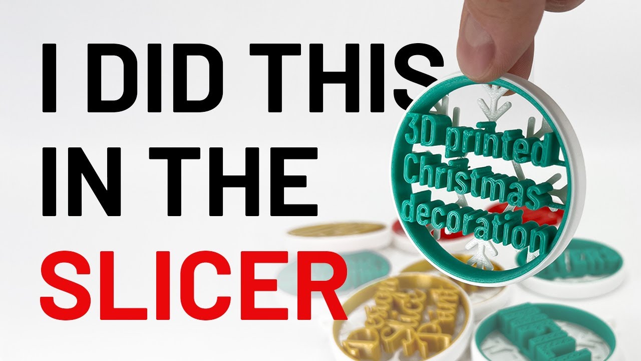 Customize your Christmas ornament with OrcaSlicer