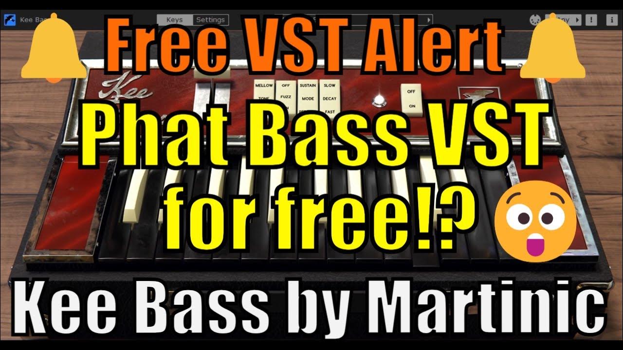 【🔥Free!🔥】phat and funky bass vst for free!?😲Kee Bass by Martinic,Rheem