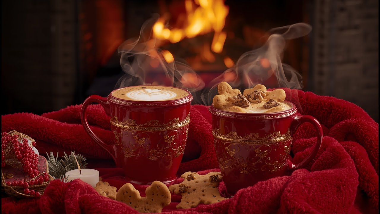 Romantic Evening Café Jazz ☕🌹 – 3h Valentine Relaxing Music