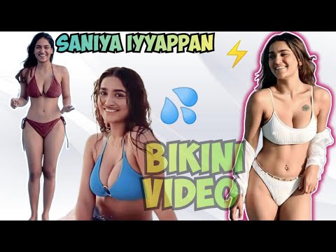 Saniya Iyappan Bikini Video | Hot Video | #saniyaiyappan #bikini #video #malayalam