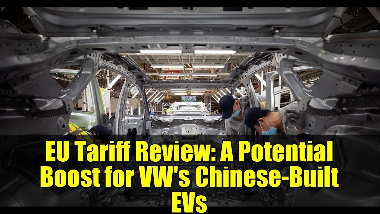 Пересмотр тарифов ЕС: потенциальный стимул для электромобилей Volkswagen китайского производства.